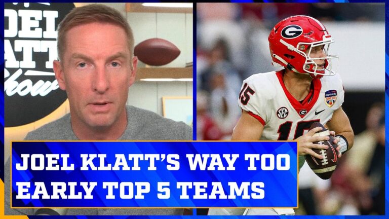 Alabama, Ohio State & Georgia in Joel Klatt’s way too early top five teams