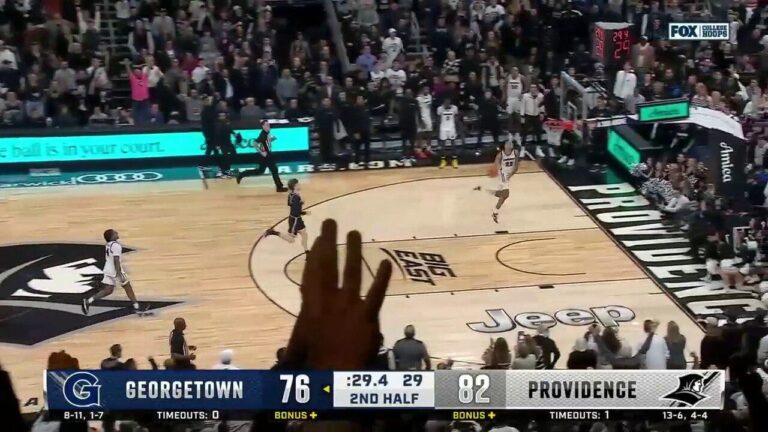 Devin Carter throws down a NASTY windmill jam to seal Providence