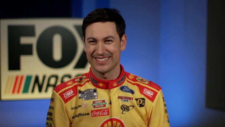 Joey Logano will get his first experience with the new Ford body at the Clash