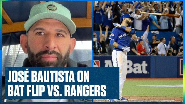 José Bautista on his bat flip vs the Texas Rangers & bat flips in baseball