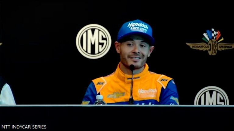 Kyle Larson recounts thrill of going 220 mph in an IndyCar