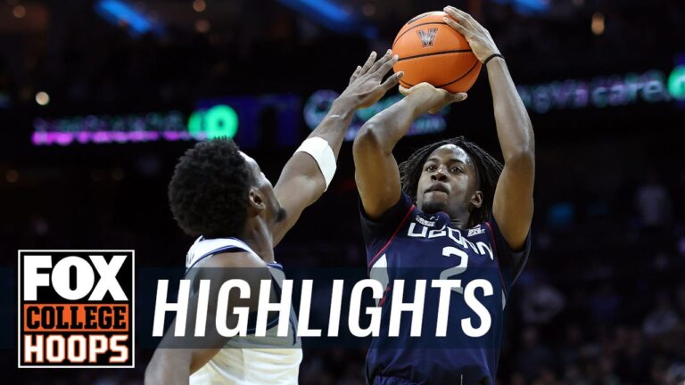 No. 1 UConn Huskies vs. Villanova Wildcats Highlights