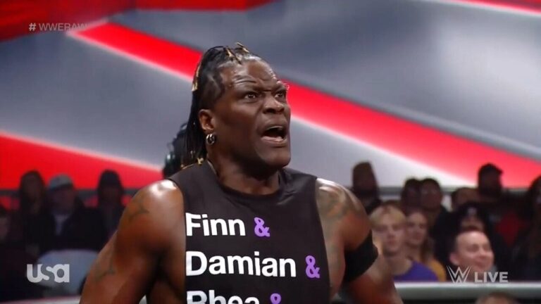 R-Truth gets confused battling Finn Bálor, Damian Priest with The Miz on Monday Night Raw