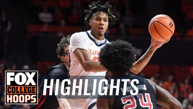 Rutgers Scarlet Knights vs. No. 14 Illinois Fighting Illini Highlights