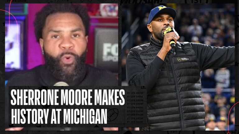 Sherrone Moore announced as first Black head coach in Michigan history