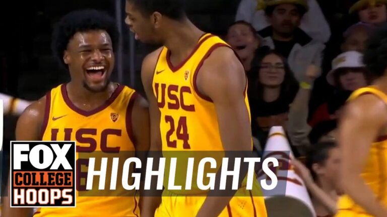 Bronny James Highlights in USC’s win over Utah