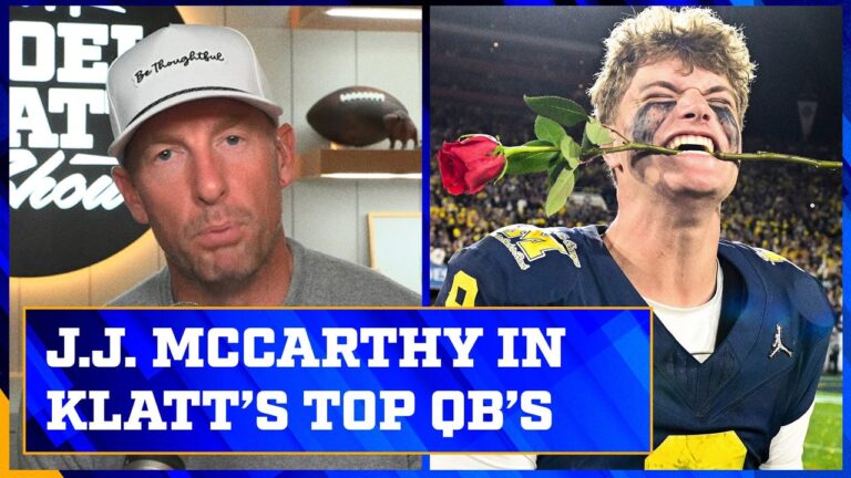 J.J. McCarthy in Joel Klatt’s top 5 QBs in 2024 NFL Draft