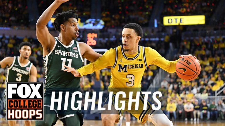 Michigan State Spartans vs. Michigan Wolverines Highlights