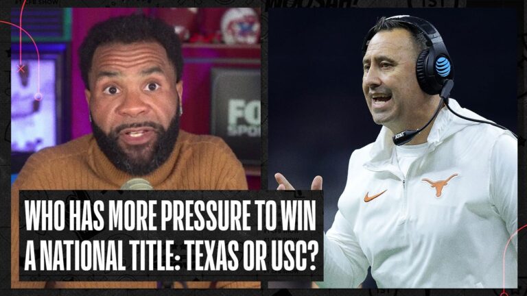 Who has more pressure on them to win a National Title: Texas