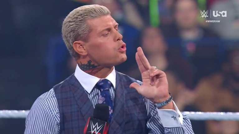 Cody Rhodes on Roman Reigns, “I have to act like the champion because the4 champion isn’t here.”