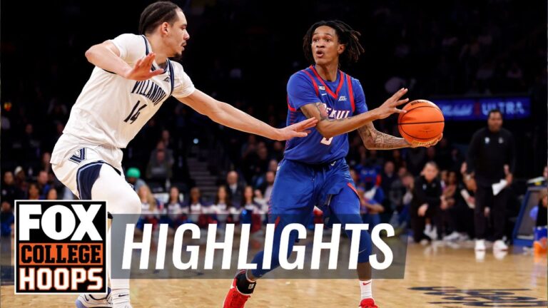 DePaul Blue Demons vs. Villanova Wildcats 2024 Big East Tournament Highlights