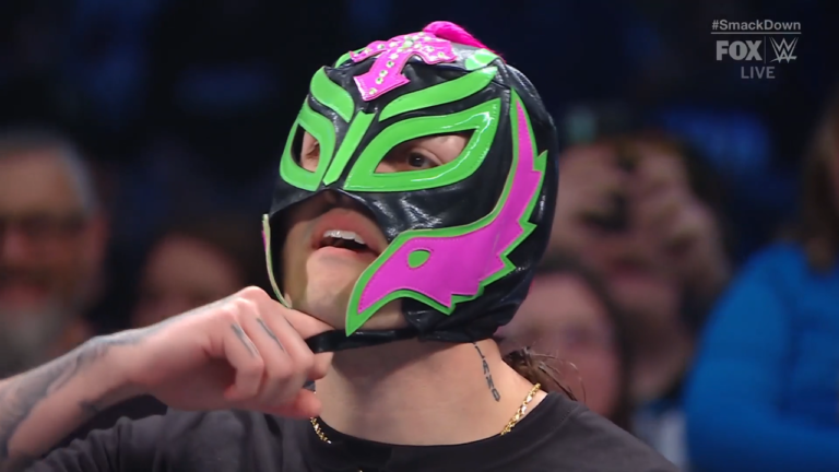 Dominik Mysterio sabotages Rey Mysterio’s match vs. Santos Escobar