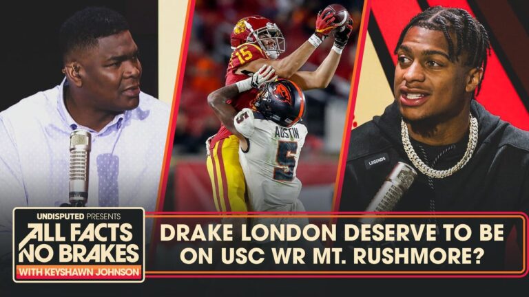 Falcons WR Drake London deserve to be on USC WRs Mt. Rushmore List?