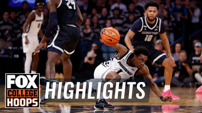 Georgetown Hoyas vs Providence Friars 2024 Big East Tournament Highlights