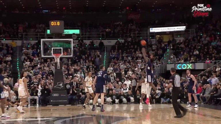 Hassan Diarra drills a NASTY halftime buzzer-beater to extend No. 2 UConn