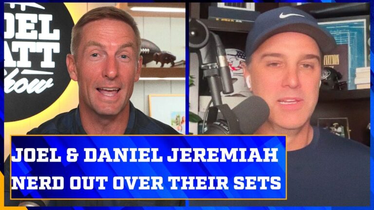 Joel Klatt and Daniel Jeremiah nerd out over their sets