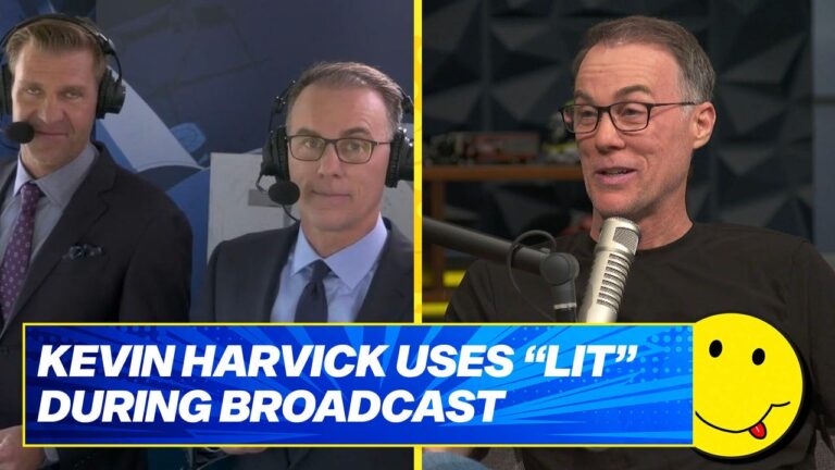 Kevin Harvick on using “lit” during NASCAR broadcast