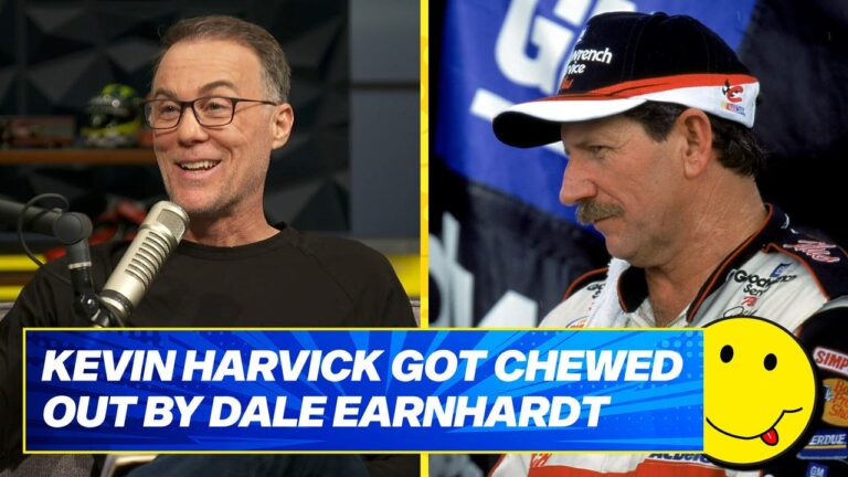 Kevin Harvick recalls the time he was CHEWED OUT by Dale Earnhardt