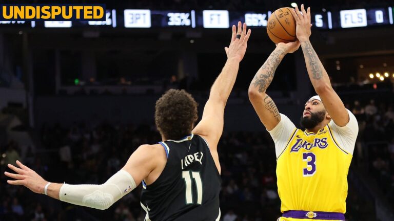 Lakers beat Bucks in double OT thriller w/o LeBron as AD outduels Giannis