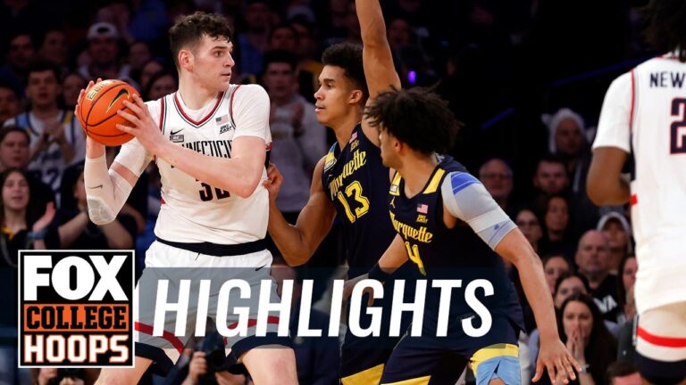 Marquette Golden Eagles vs. Connecticut Huskies Big East Championship Highlights