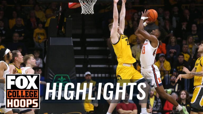 No. 12 Illinois Fighting Illini vs. Iowa Hawkeyes Highlights