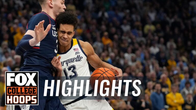 No. 2 UConn Huskies vs. No. 8 Marquette Golden Eagles Highlights