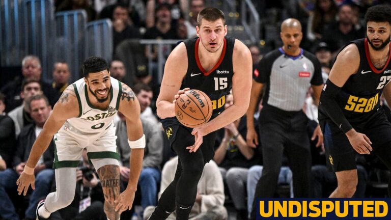 Nuggets complete season sweep of Celtics behind Jokic’s triple-double