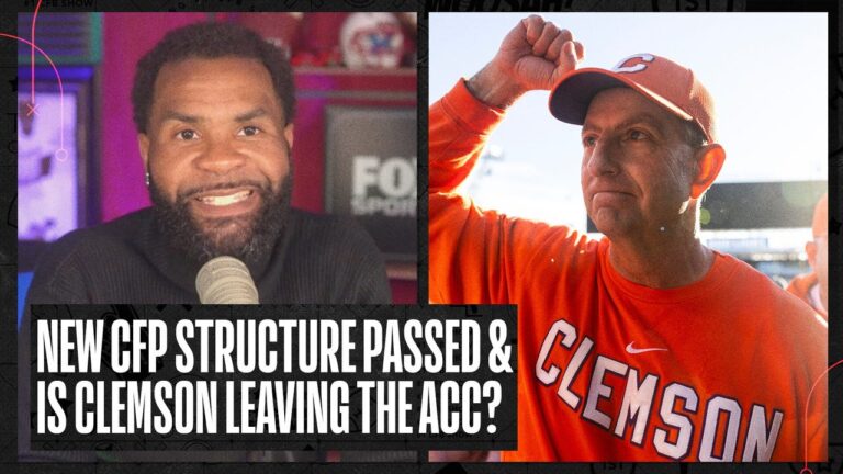 RJ Young reacts to new CFP structure & Clemson petitioning to leave ACC