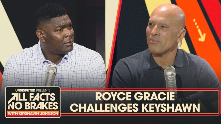 Royce Gracie challenges Keyshawn to get in the ring: "I