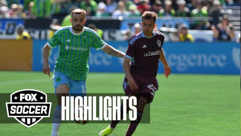 Seattle Sounders vs. Colorado Rapids MLS Highlights