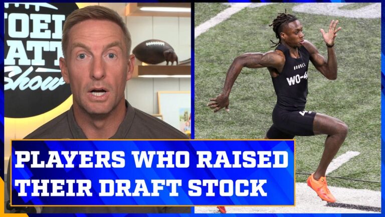 Which players improved their Draft stock the most at the NFL Combine?