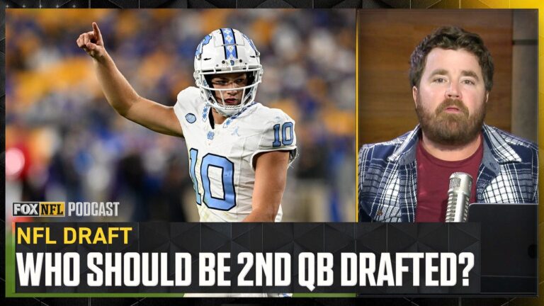 Who should be the 2nd QB drafted after Caleb Williams?