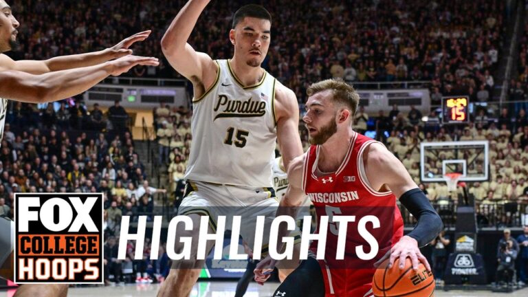 Wisconsin Badgers vs. No. 3 Purdue Boilermakers Highlights