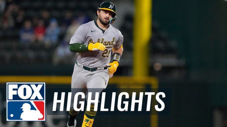 Athletics vs. Rangers Highlights