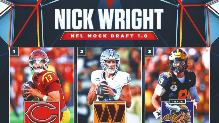 Caleb Williams, J.J. McCarthy & Marvin Harrison Jr. headline Nick’s NFL Mock Draft