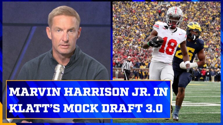 Caleb Williams & Marvin Harrison Jr. in Joel Klatt’s mock draft 3.0