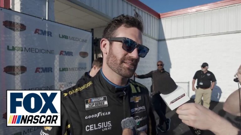 Corey LaJoie explains what happened when he flipped on the final lap at Talladega