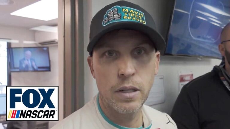 Denny Hamlin on Erik Jones