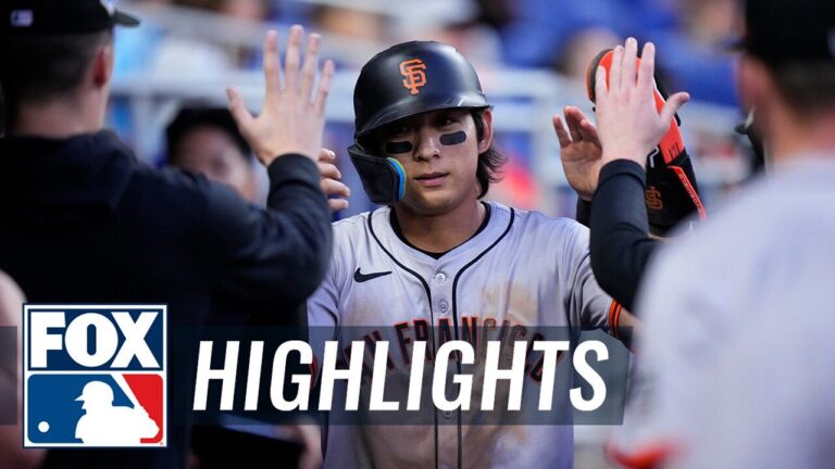 Giants vs. Marlins Highlights