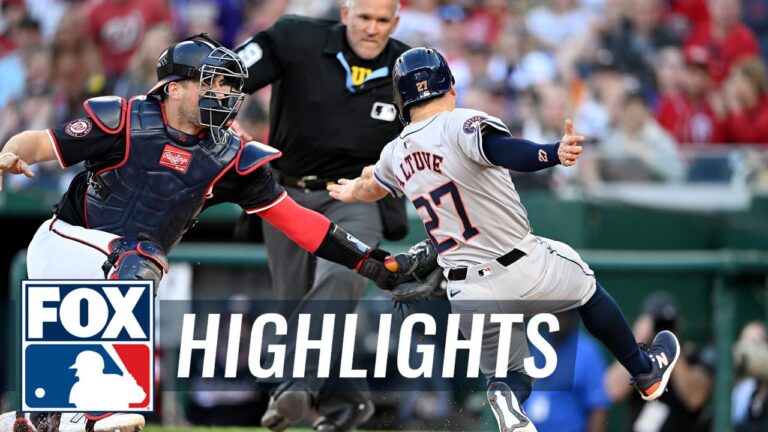 Houston Astros vs. Washington Nationals Highlights