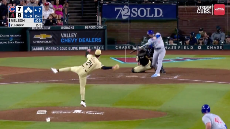 Ian Happ crushes a GRAND SLAM to give the Cubs an 11-8 lead over the Diamondbacks