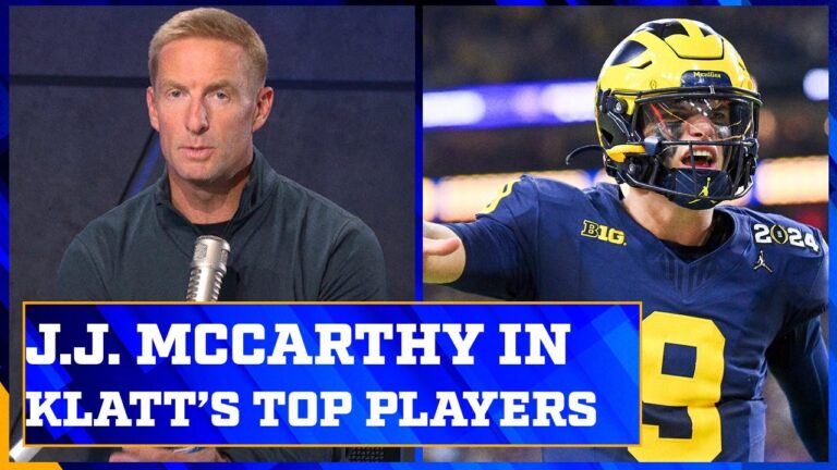 J.J. McCarthy & Bo Nix in Klatt’s top 50 players in 2024 draft