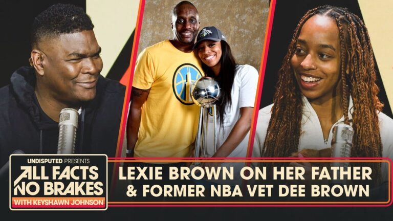 Lexie Brown Gives Her Father & Former NBA Veteran Dee Brown His Flowers