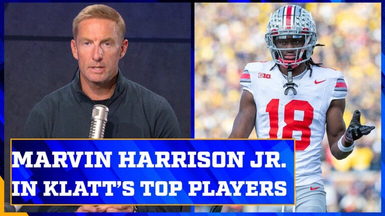 Marvin Harrison Jr. & Drake Maye in Klatt’s top 50 players in 2024 draft