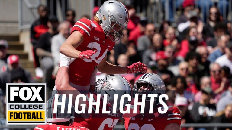 Ohio State Football spring game highlights