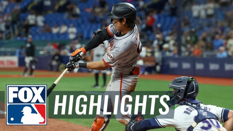 San Francisco Giants vs. Tampa Bay Rays Highlights