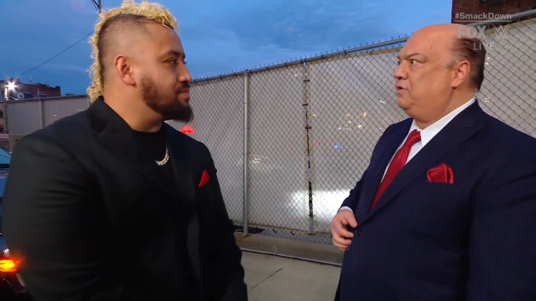 Solo Sikoa introduces Paul Heyman to the newest member of The Bloodline