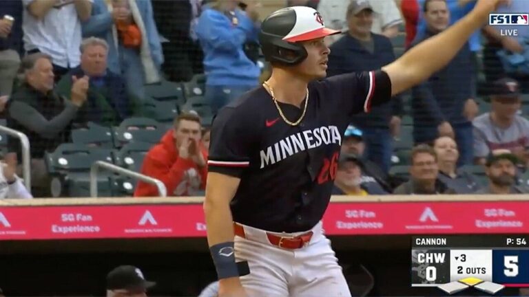 Twins score three runs in the third behind base hits from Trevor Larnach, Max Kepler and Willi Castro