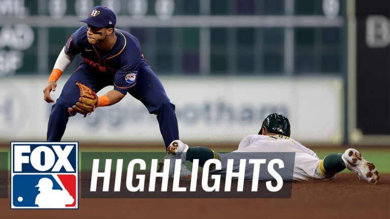 Athletics vs. Astros Highlights