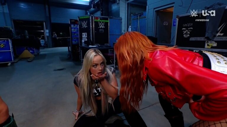 Becky Lynch punches Liv Morgan backstage, ‘I’m not the one scare of a face-to-face fight B***h!’